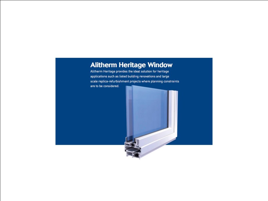 Alitherm Heritage Aluminium Window Profile.